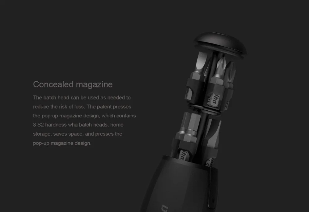 Original xiaomi mijia Wiha 8 in 1 ratchet screwdriver home high precision bite cartridges screwdriver repair tools smart home