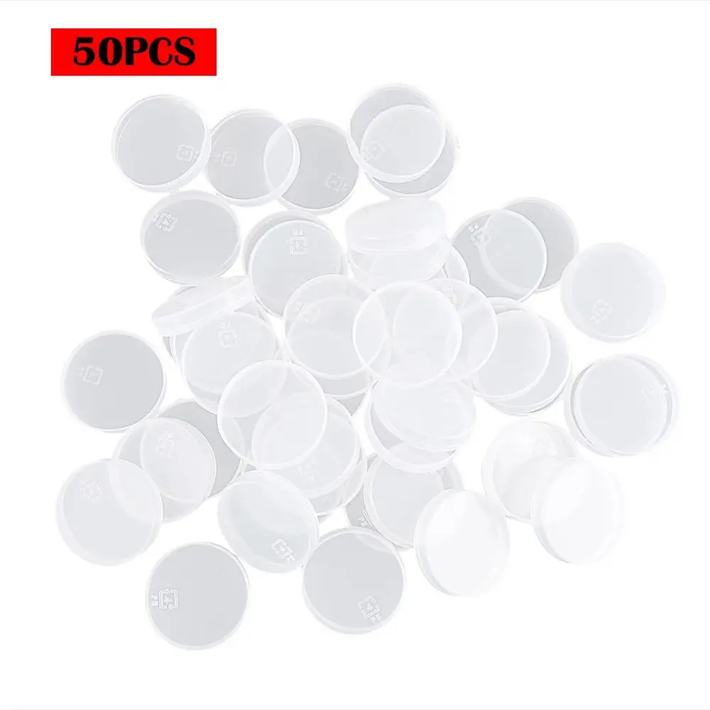 

50Pcs Disposable Plastic Bottle Caps Yogurt Jars Pudding Lids for Empty Juice Bottles Milk Containers