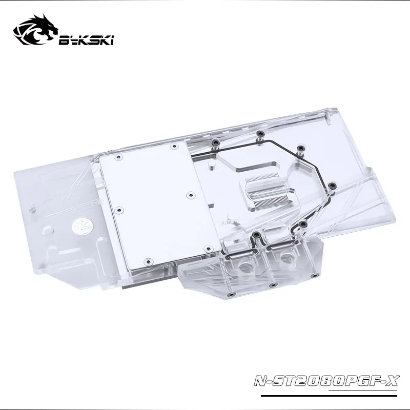 Bykski водяной блок использовать для Zotac GeForce RTX 2080 AMP Extreme/PGF OC/полное покрытие медь радиатор блок/RGB поддержка AURA SYNC