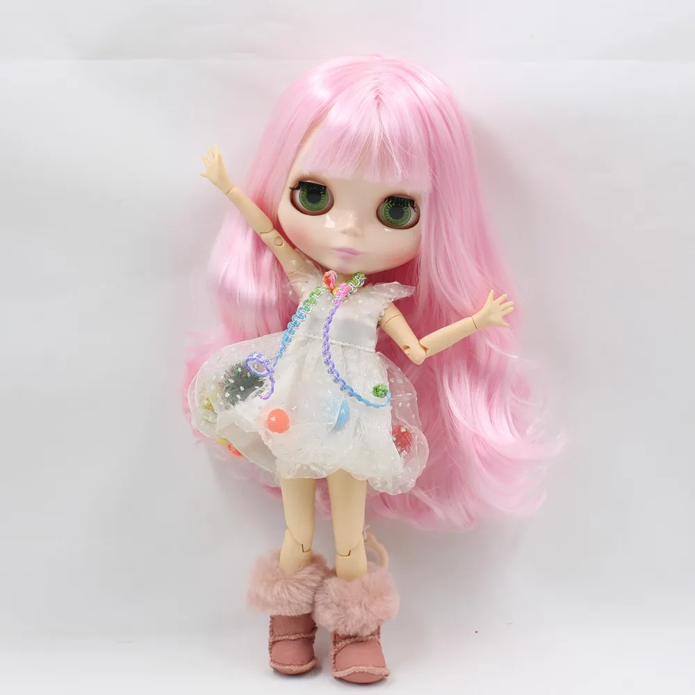 Blyth кукла ледяная игрушка обувь теплые кожаные зимние сапоги