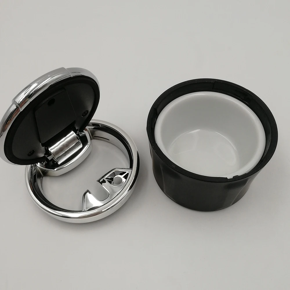 

High quality car small ashtray for Audi A1 A3 A4 A5 A6 A7 TT Q3 Q5 Q7 Plastic & ceramic liner Flame Insulation Heat Insulation