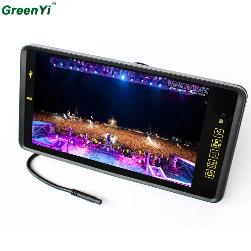 TFT LCD 800x480 720P 9 Inch Car FM Mp4 MP5 Video Player Auto Parking Monitor Support