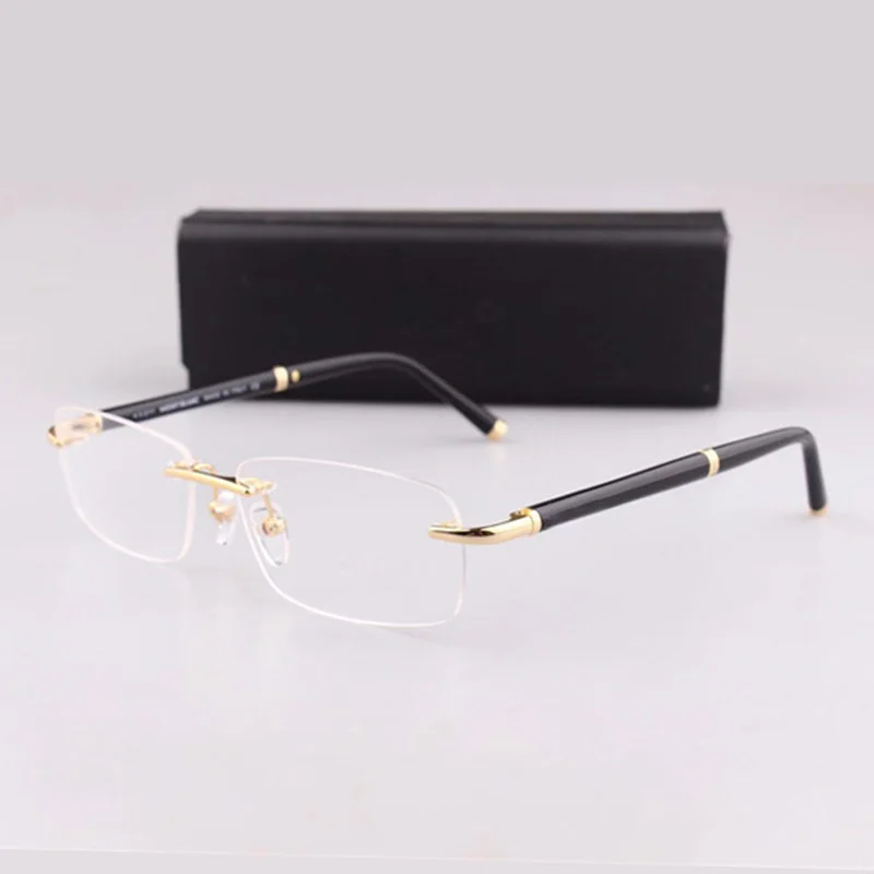 Vazrobe Rimless Gold Glasses Men Eyeglasses Frames for Man Brand ...
