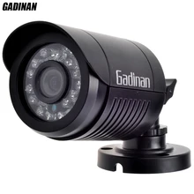 GADINAN Mini Bullet Analog Camera 800TVL 1000TVL Optional Waterproof HD 24pcs IR Leds 3.6mm Lens Day/night Security ABS Housing