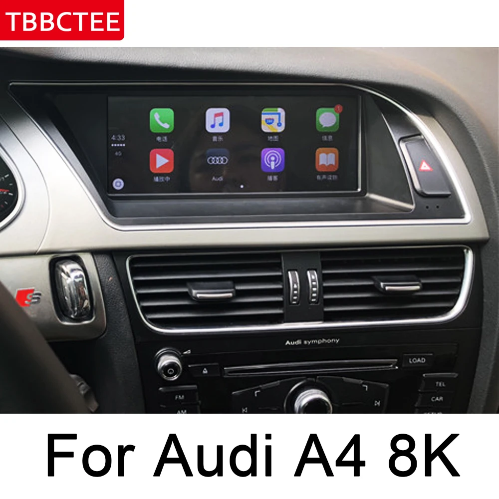 Для Audi A4 8K 2008~ 2012 MMI андроид мультимедийный проигрыватель gps HD сенсорный экран Стерео Авторадио Навигация стиль Wifi BT