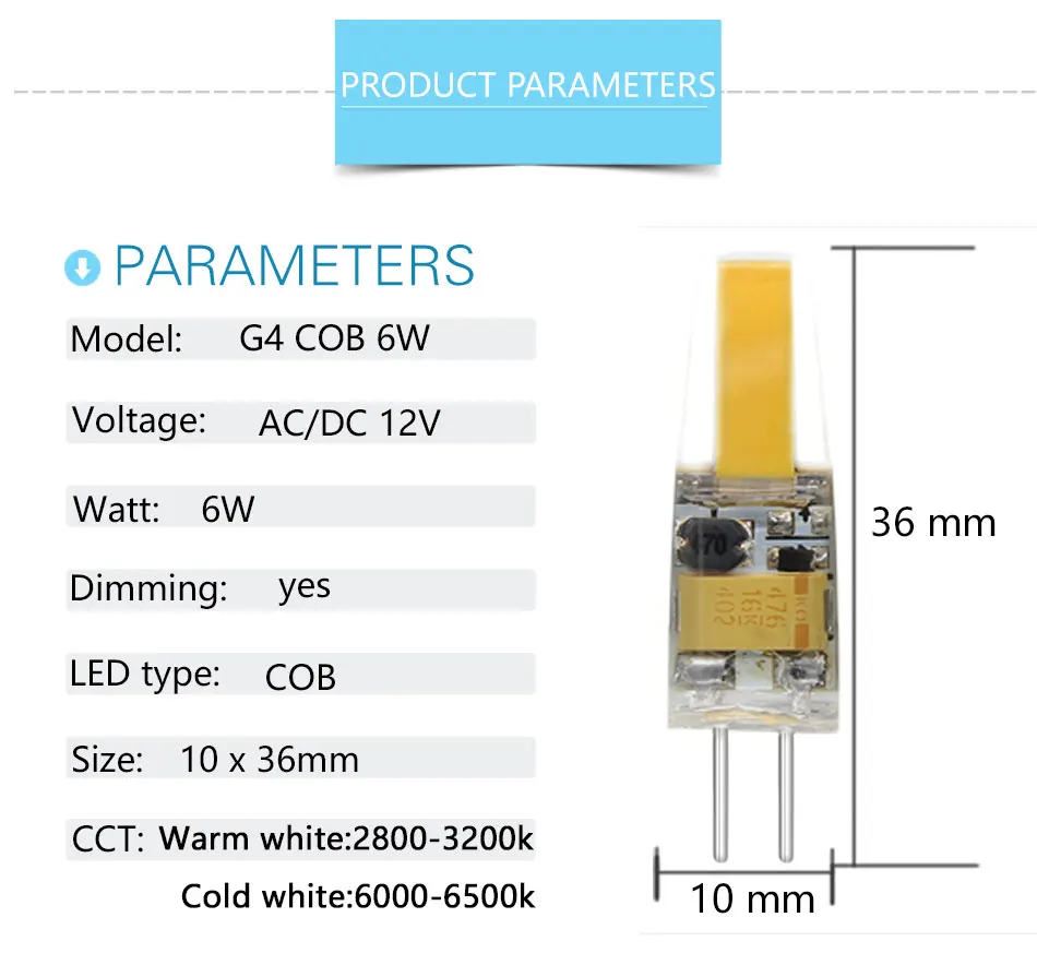 10 шт./лот светодиодный светильник с регулируемой яркостью G4 G9 E14 AC/DC 12 В 220 В 9 Вт 6 Вт 3W COB светодиодный мини G4 G9 угол луча 360 заменить галогенные лампы