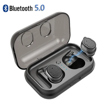 

True Wireless Earbuds Bluetooth Isolating Water-resistant Control Sports in-Ear Earbud TWS Stereo Sound Mini Headset