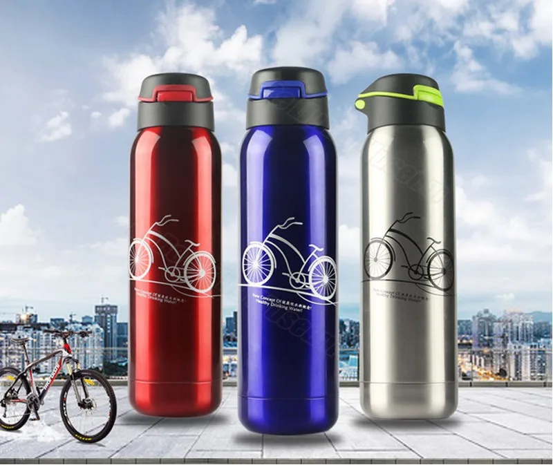 Cena 500 ml kubek termiczny Termos kubek do herbaty Termos kubek do kawy ze stali nierdzewnej sport butelka termosowa Termos kubek próżniowy kubek ze słomką