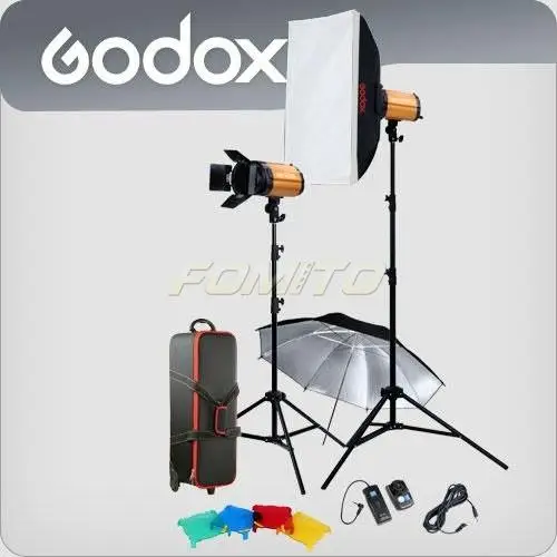Набор для студийной вспышки GODOX 250SDI-E 250SDI 250W умная серия 2шт * студийная вспышка
