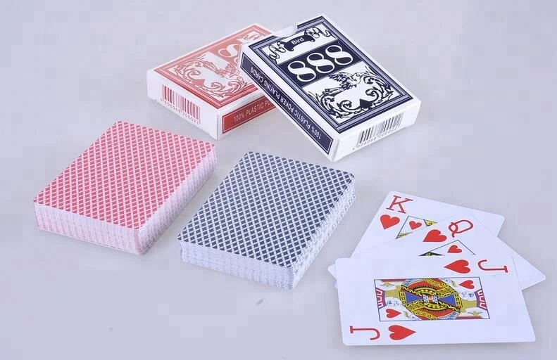 

Invisible Marked 888 Playing Cards Russion Version Special Plastic Cards Anti Cheat Poker Magic Trick Cards
