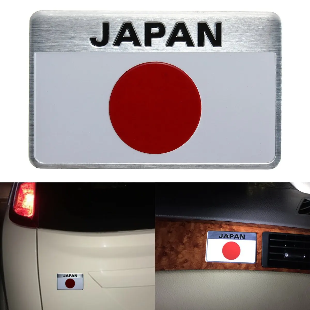 Universal 8 x 5cm Japanese Red Sun Flag Badge Emblem Sticker For Toyota /Honda /Nissan Japan Cars Universal 8 x 5cm Japanese Red Sun Flag Badge Emblem Sticker For Toyota /Honda /Nissan Japan Cars