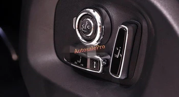 

8pcs chrome ABS Seat Adjust handle switch Button Cover trim For Land Rover Range Rover Sport 2016
