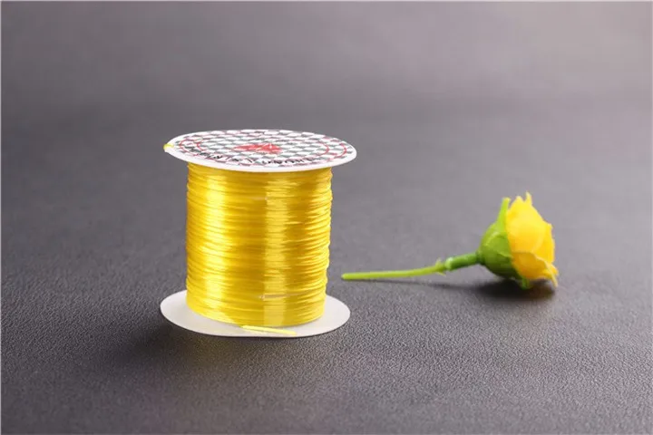 8 1 Roll 10M Multi-Colors Strong Stretchy Elastic Wire Cord String Thread for DIY Bracelets Jewelry Making Accessories