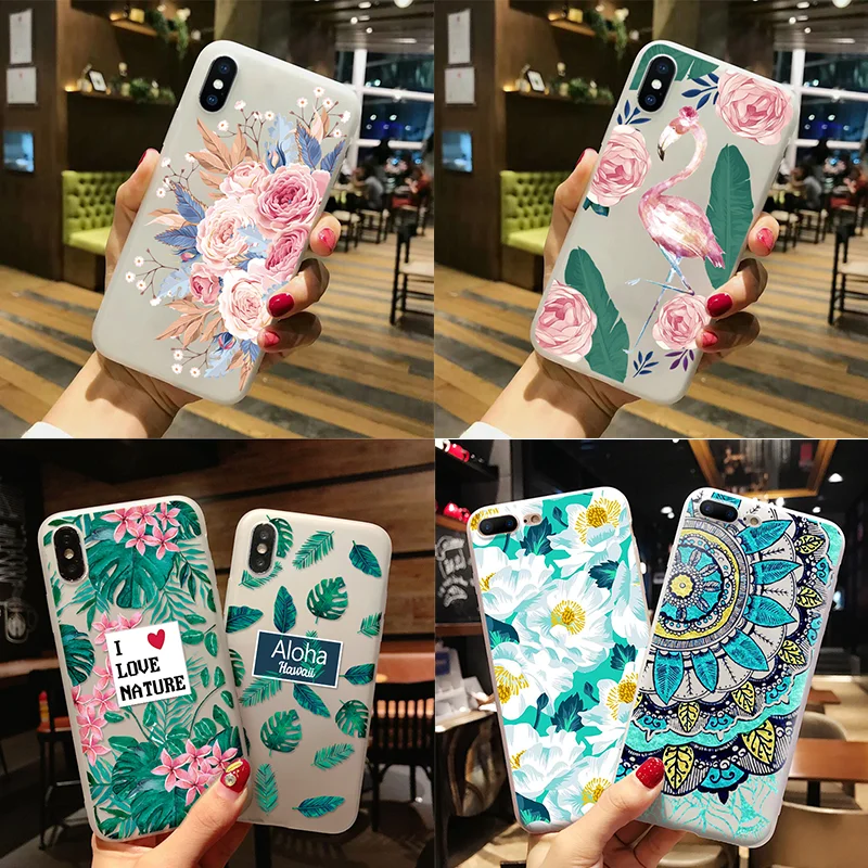 

Retro Summer Leaves Flotal Case For Huawei Honor 10i 20i 8X Mate 20 10 P9 P10 P20 P30 Pro Lite Y9 Y6 Y7 Pro 2019 Silicone Covers