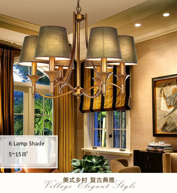 Contemporary Chandelier, Modern American Style Dining Room Chandeliers Lighting Fixture Pendant Light for Bedroom Living Lamp (5)