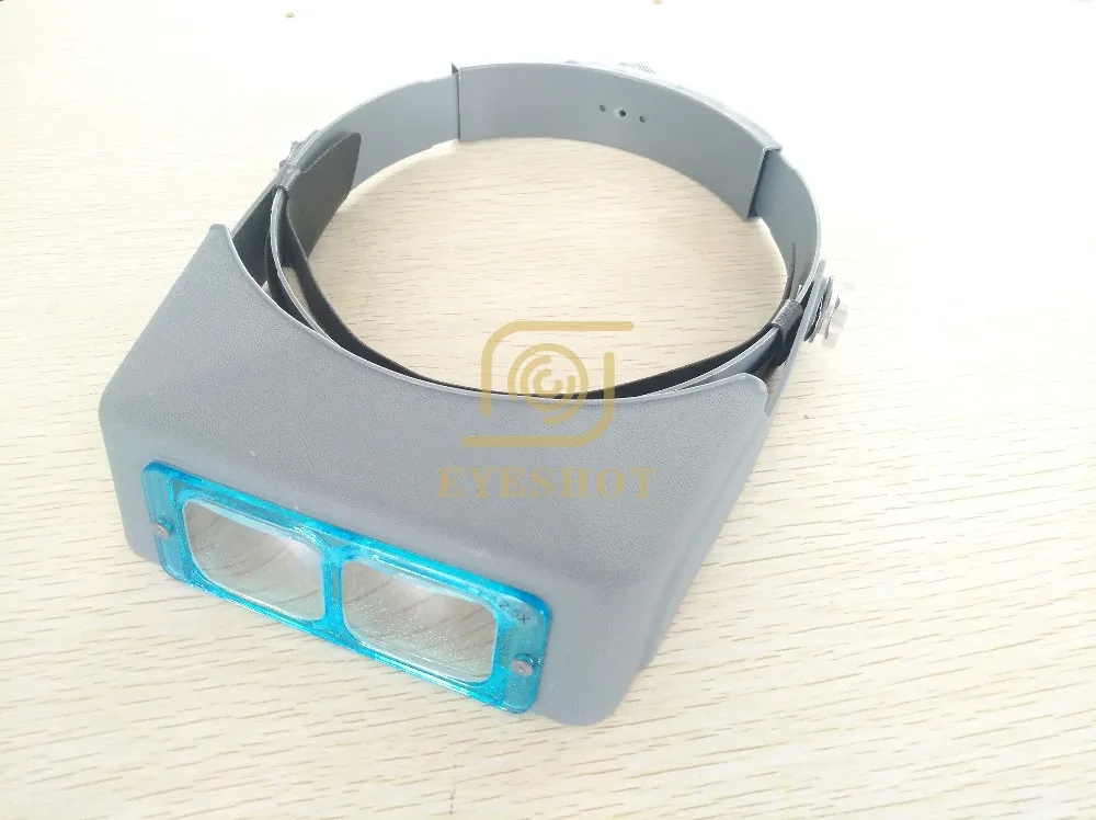 Стекло EYESHOT, объектив 1.5X 2X 2.5X 3.5X, головная повязка, лупа для ремонта часов, увеличительное стекло es, увеличительное стекло для глаз Lupa