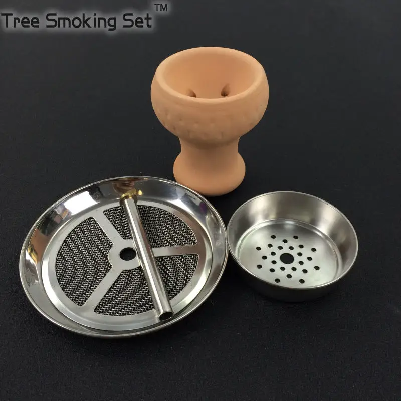 קערת קרמיקה בתוספת כיסוי פחמן רשת מחזיק סיר פחם נרגילות נרגילה mya sheesha chicha איימי accessorie