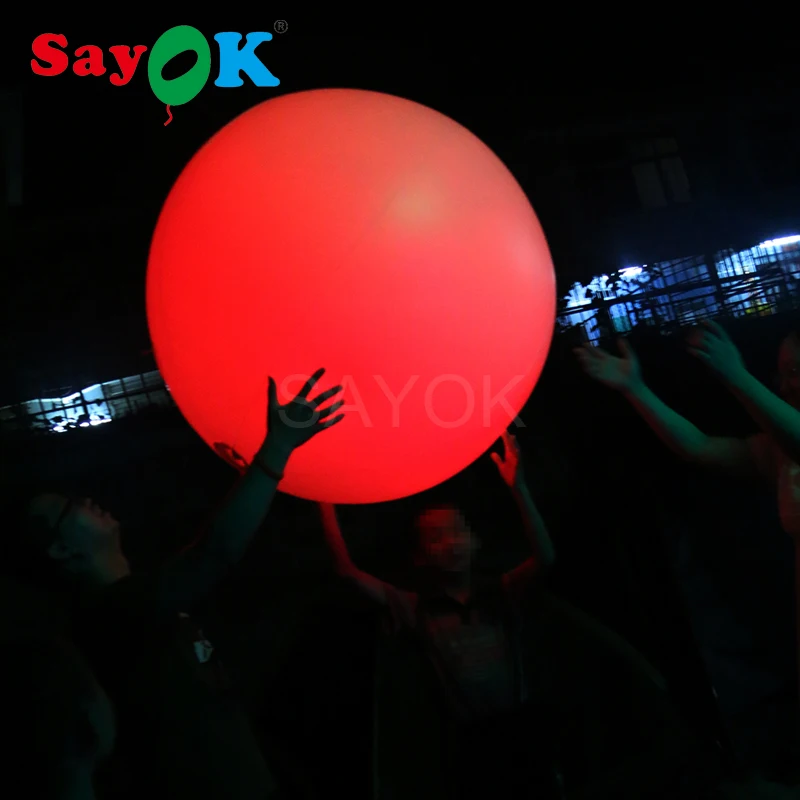

Funny Inflatable beach ball PVC Lights Ball Inflatable LED Balloon Inflatable Throwing Zygote Ball Party