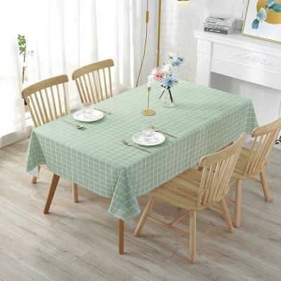 

Pvc Table Cloth Modern Minimalist Home Fresh Waterproof Oilproof Picnic Birthday Party Mat Coffee Table Hotel Plain Cloth