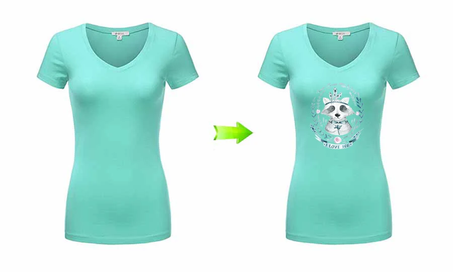 Iron-On Transfer Boho Raccoon 2018 New Parches Ropa A-Level Washable T-Shirt Diy Decoration Patches 2