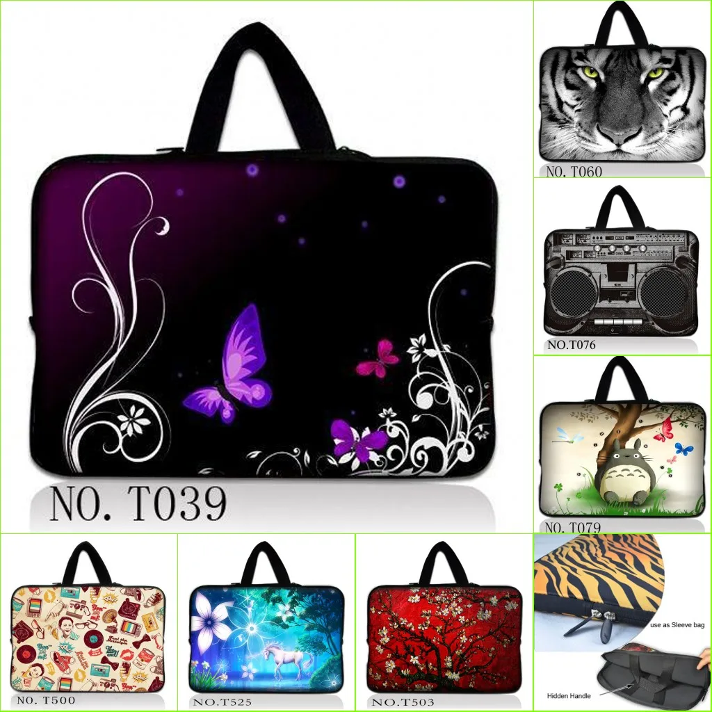 Горячие Красота бабочки Laptop Sleeve сумка 15 "15.4" 15.6 "10" 12 "13" 17 "17.4" 14 "Планшеты PC Тетрадь Для женщин сумки