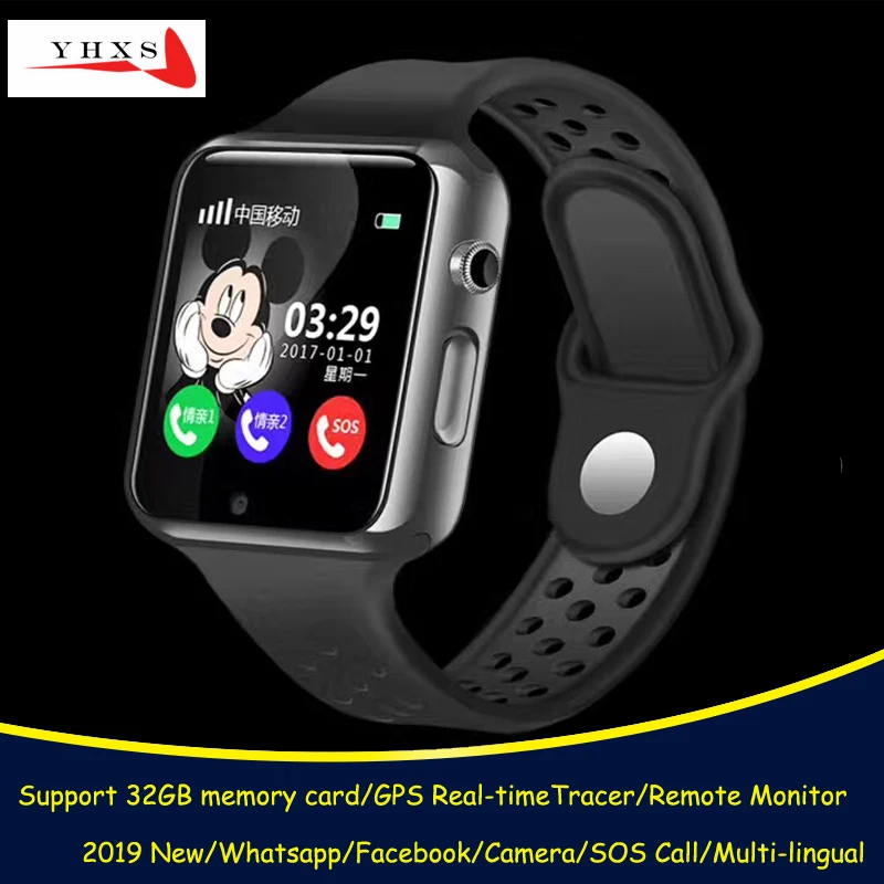 

2019 Smart GPS Bluetooth Kids Watch with Camera Pedometer Waterproof Wristwatch SOS Anti-lost Monitor Touch Screen pk Q50 Q90