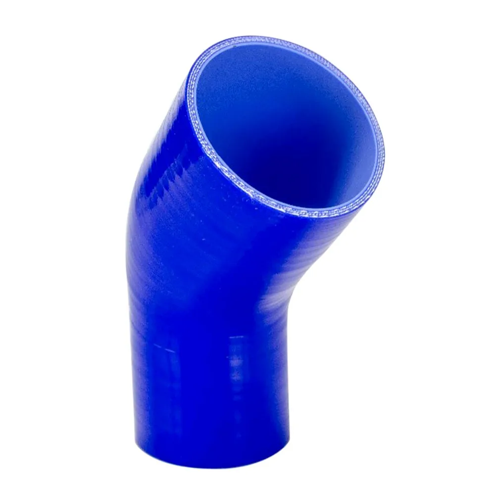 

Universal ID:63mm-76mm ID:2.5"-3" Silicone 45 Degree Elbow Reducer Turbo Pipe Hose Air Intake Pipe Intercooler silicone pipe