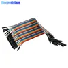 Câbles Dupont femelle-femelle colorés, 20CM, 2.54mm, 40 pièces ► Photo 1/6