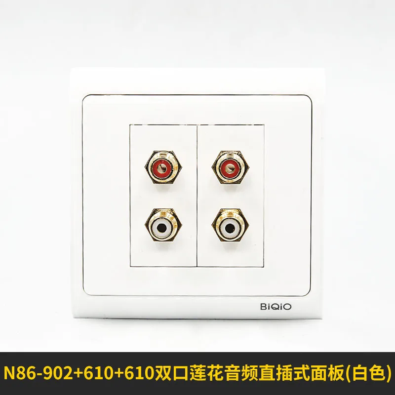 N86 902 + 610 двойной Порты и разъёмы лотоса аудио разъем полный Медь Золото