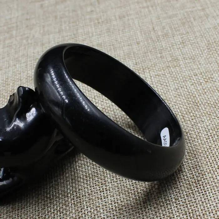 

AA0045 Chinese Beautiful Genuine Natural Green Jade Gems Bangle Bracelet 59mm 28% 10.13