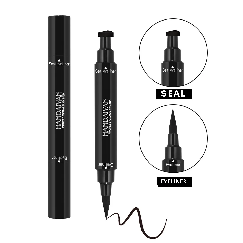 

HANDAIYAN Black Waterproof Eyeliner Pencil Eye Liner Pen Cosmetics Make Up Long Lasting Double-headed Eyeliner Pencil