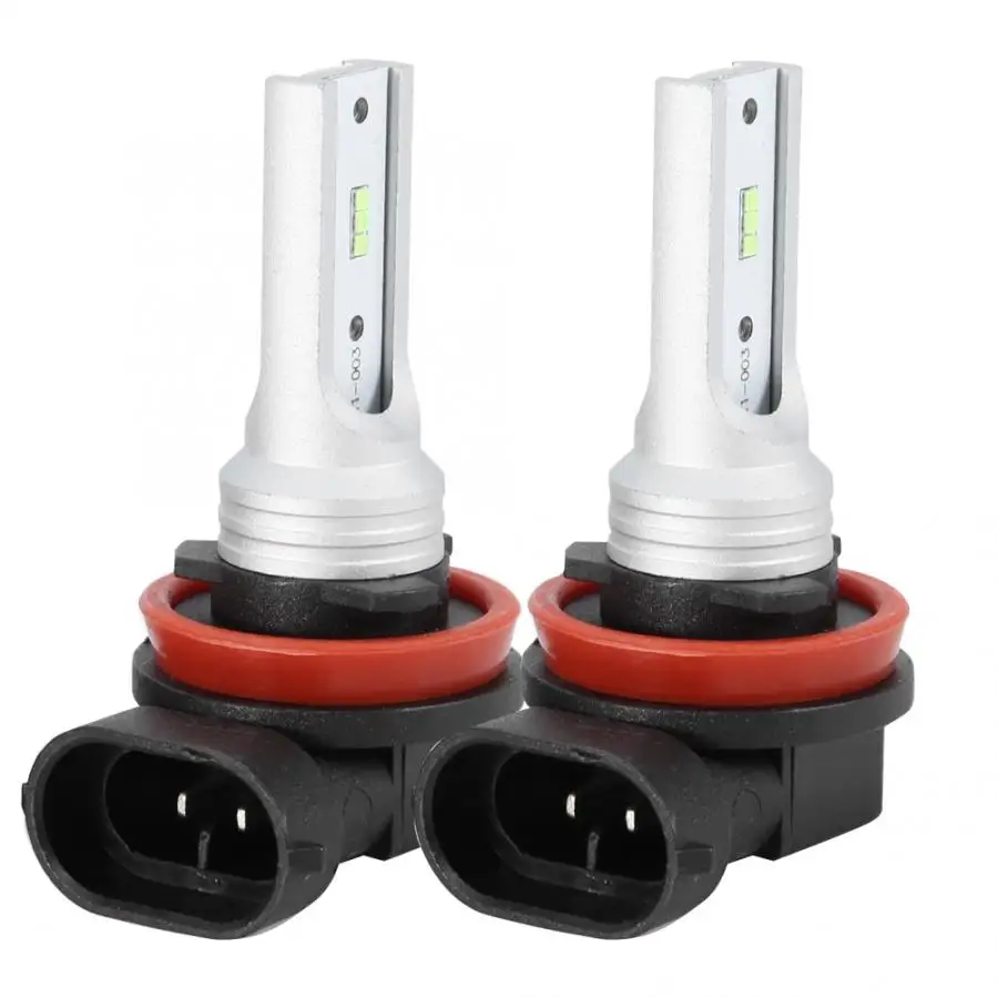 

2pcs 72W 8000K Ice Blue Super Bright Decoding Car LED Front Fog Light Headlight Bulb For H11 H8 auto accessorie automobiles
