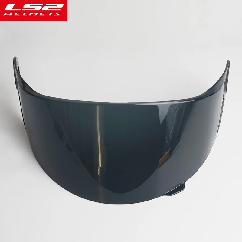 Шлем козырек для LS2 FF358 FF385 moto rcycle шлем объектив для углеродного волокна стекло LS2 FF396 Мото шлем Радуга дымовые линзы - Цвет: Black 358 396