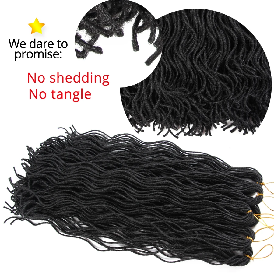 Alileader мини Faux Locs Curly вязание крючком волосы 20 "Синтетические Сенегальские твист