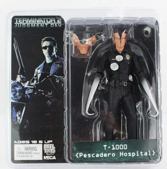 7 видов стилей NECA Terminator фигурка игрушки T-800 Арнольд Шварценеггер ПВХ коллекционная игрушка 18 см в коробке - Цвет: G
