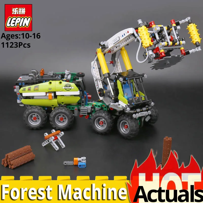 

Lepin Technic 20083 legoingly 42080 Forest Machine set Model Building Blocks Bricks Toys for Children birthday Funny Boy's Gifts