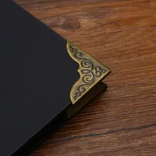 5 шт. в стиле ретро высокого Класс металл листовой кольцо с отрывными листами зажимное кольцо угловой зажим для Тетрадь папка с файлом дневник Привязать питания