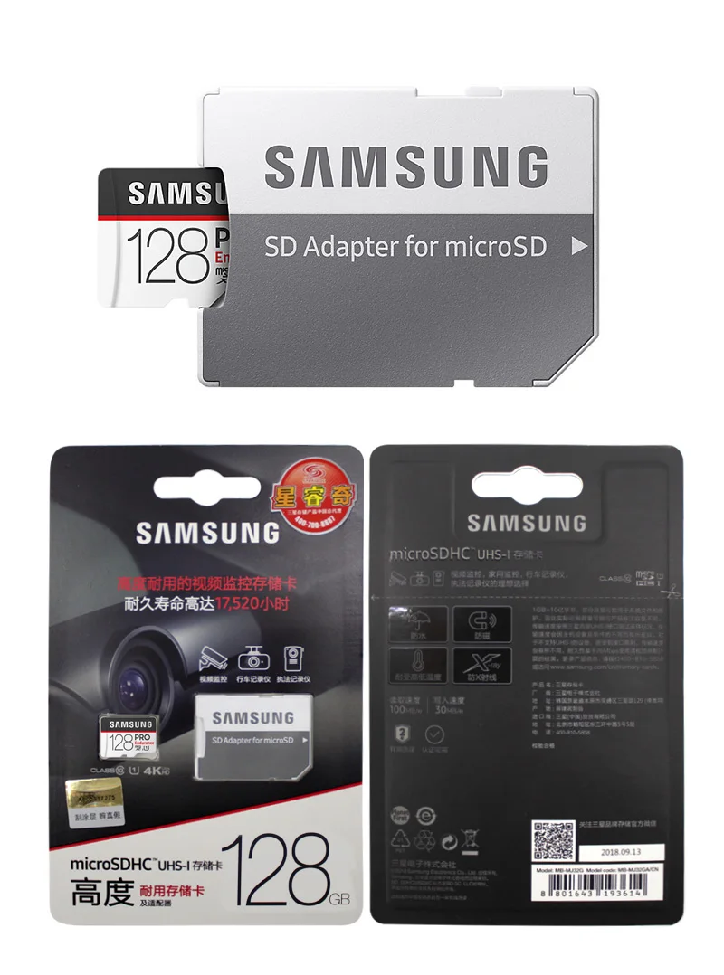 SAMSUNG карта памяти 128 ГБ Флэш-карта 64 Гб U1 Micro SDXC карта 32 Гб TF карта 4K для камеры мобильного телефона
