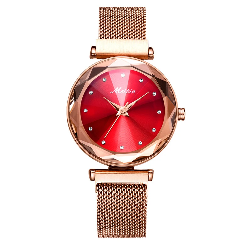 

Mdnen Fashion Women's Watches Luxury Crystal Watch Women Watches Ladies Mesh Watch Clock montre femme reloj mujer bayan saat