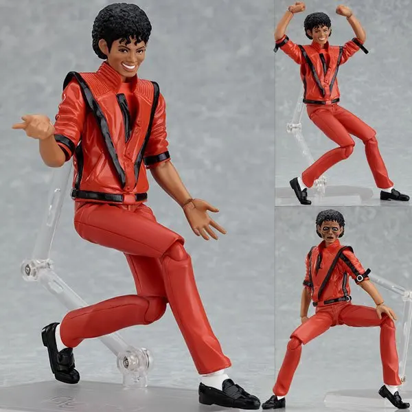 14 см аниме фигурка Майкла Джексона MJ триллер MV ver Figma 096 подвижная фигурка Коллекционная модель игрушки для мальчиков