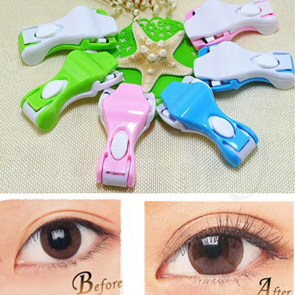 New Women 1pcs Handle DIY Plastic Eyelash Clip Eyelash Curling Eyelash