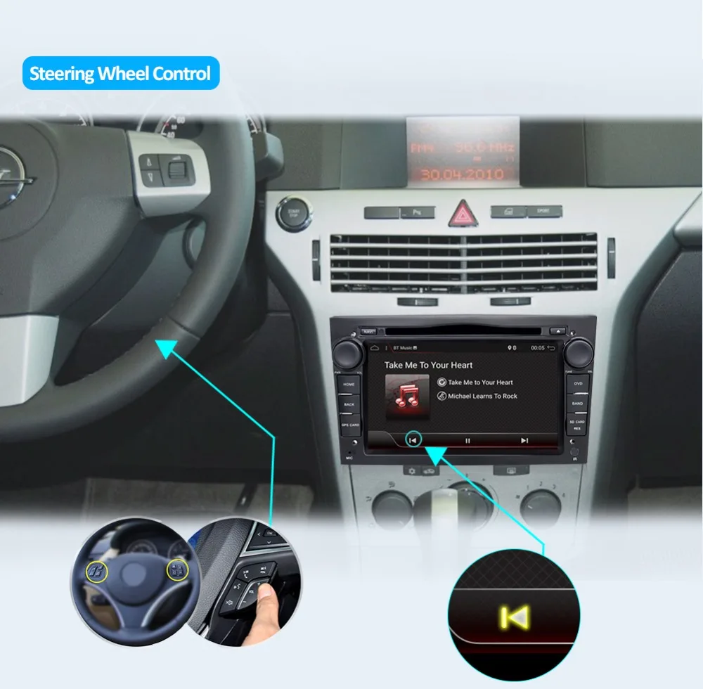 Flash Deal Bosion Android 9.0 2din car radio gps navi car dvd player for Opel astra/vectra/zafira car stereo head unit with bluetooth wifi 10