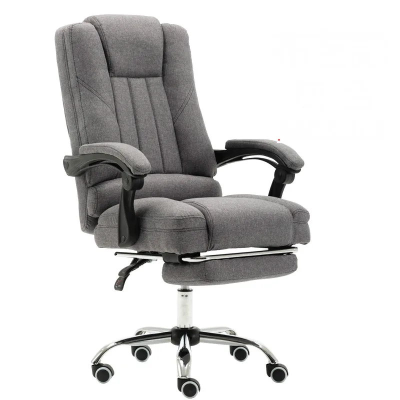  Office Chair Silla Oficina Simple Home Lifting Swivel Cloth Fabric Computer Chair with Massage Func