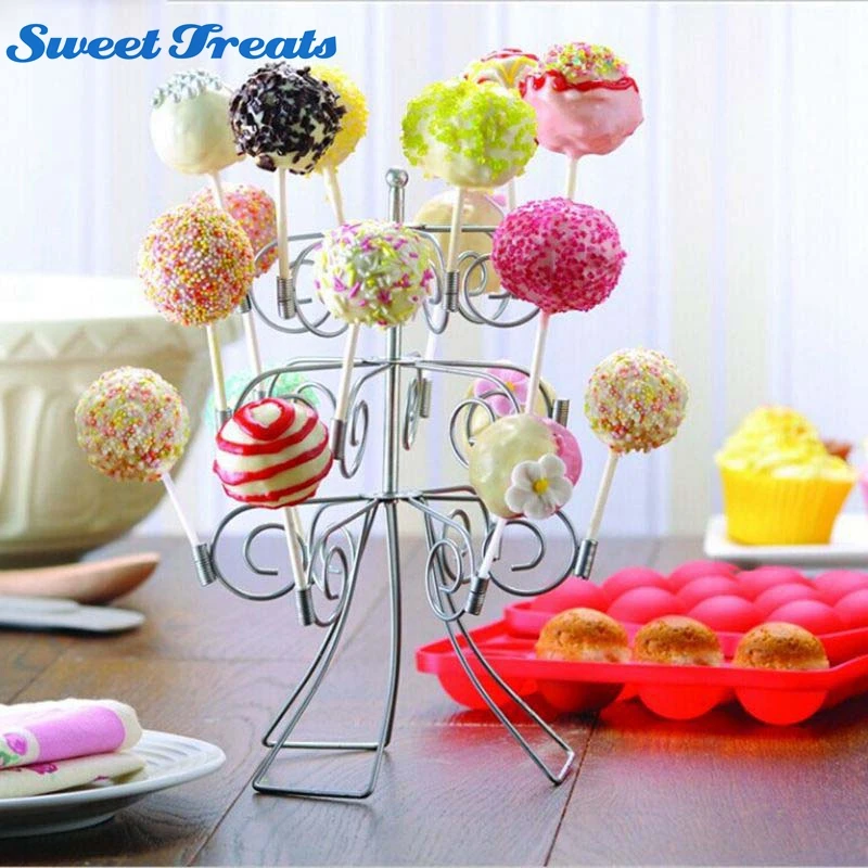 Подставка для леденцов 3 уровня 18 Попов|cake pops|3 tierlollipop stand |