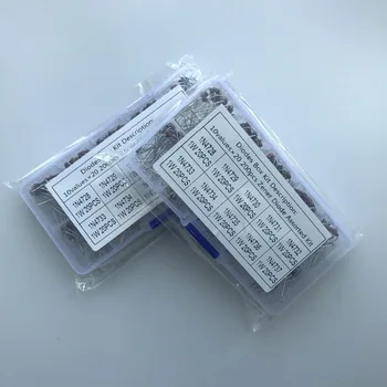 20Values x20 400pcs Zener Diode Assortment Electronic kit 1N4728~1N4748 1W DO-41 with 2 Storage Box