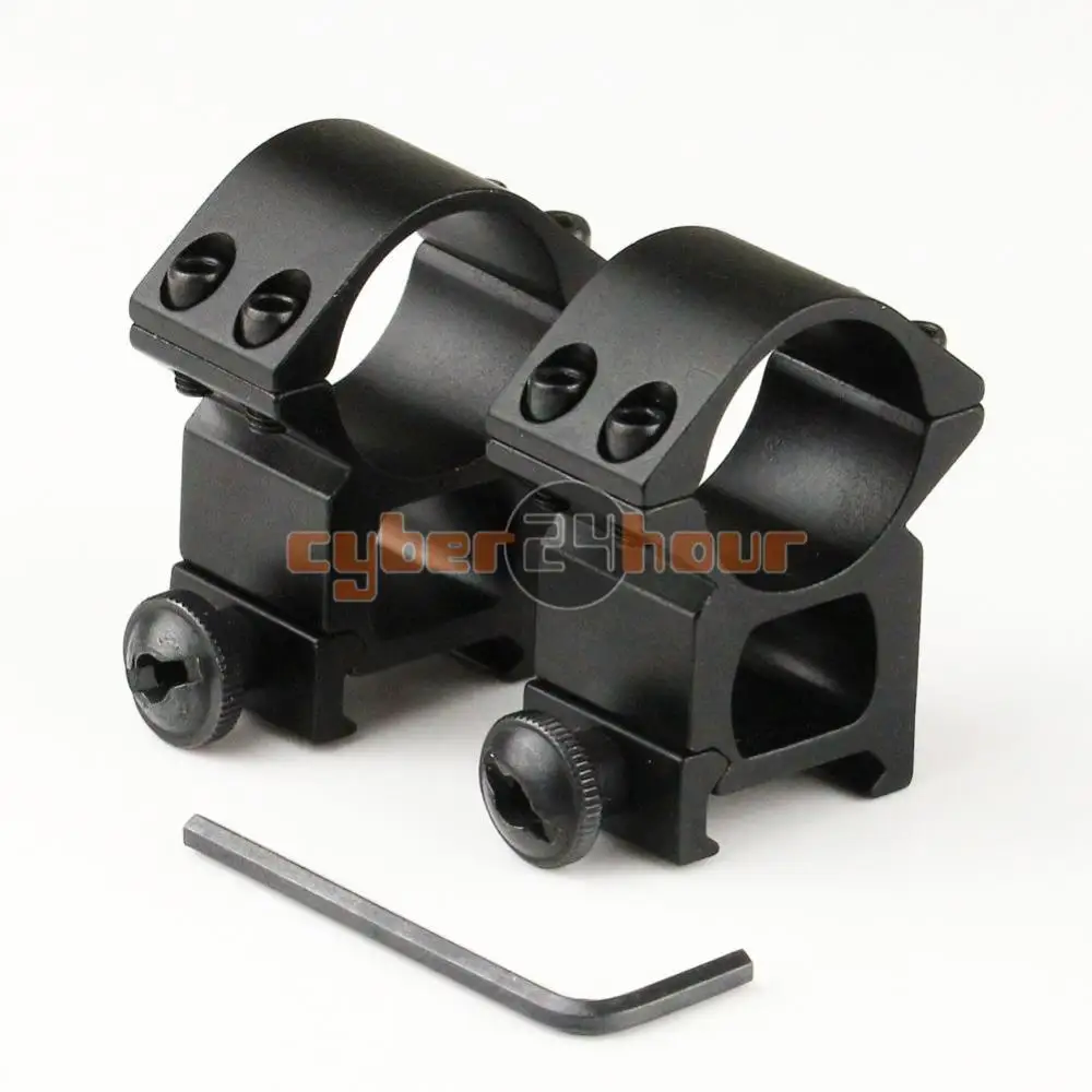 VERY100 2pcs Tactical Medium Profile 30mm Scope Rings 21mm Picatinny