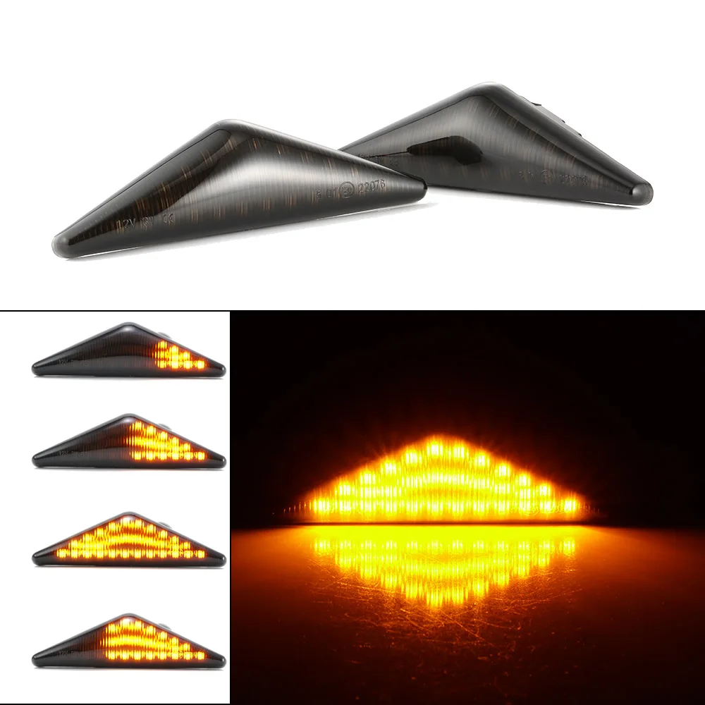 

Flowing Side Repeater Light LED Dynamic Side Marker Turn Signal Lights Indicator Blinker Lamp For Ford MONDEO 3 MK3 FOCUS 1 MK1