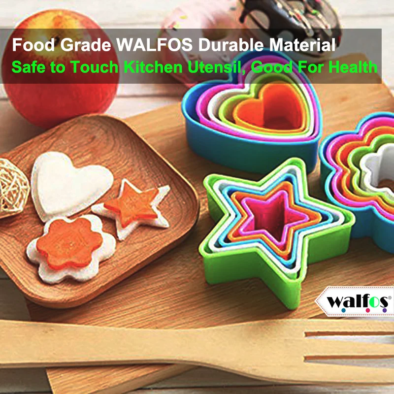 WALFOS 1 набор, резак для печенья, слайсер, рамка для торта, сделай сам, форма сердца, резак, вечерние формы для печенья, резак для печенья, штамп для печенья