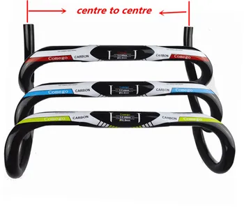 

Road bicycle racing Matte/Glossy full carbon handlebar internal cable carbon bike handlebar 400/420/440mm Road Stud