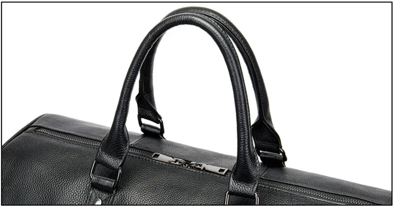 PNDME Натуральная кожа Большая Вместительная дорожная сумка простая для путешествий на открытом воздухе первый слой воловья кожа черная багажная сумка мужская дорожная сумка